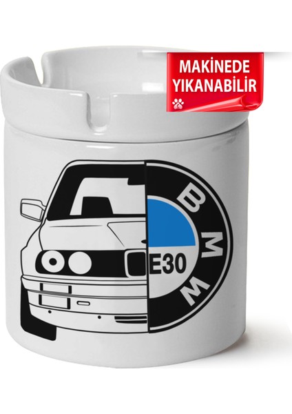 Bmw E30 Baskılı Porselen At-Söndür Küllük (Kl-Otmbl-Bmw)