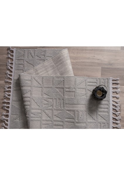 BUKLE11883 Gri Yumuşak Dokulu Halı Kilim Salon Mutfak Koridor Kesme Yolluk Dokuma Makine Halısı fiyatları