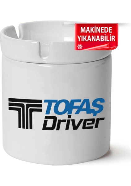 Tofaş Driver Baskılı Porselen At-Söndür Küllük (Kl-Otmbl-Drvr)