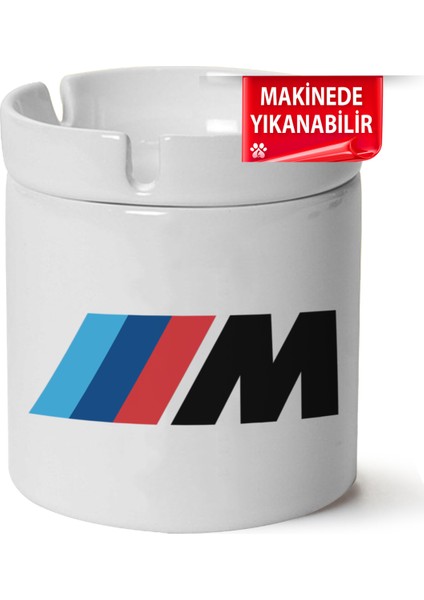 Bmw M Logo Baskılı Porselen At-Söndür Küllük (Kl-Otmbl-Bmw)