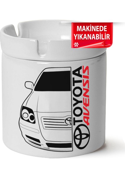 Toyota Avensis Baskılı Porselen At-Söndür Küllük (Kl-Otmbl-Tyt)