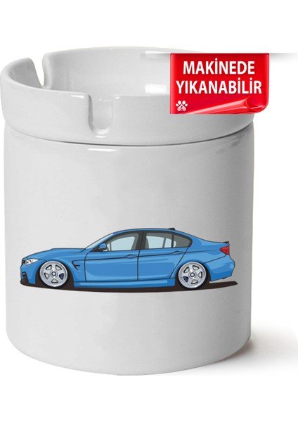 Bmw F30 Baskılı Porselen At-Söndür Küllük (Kl-Otmbl-Bmw)