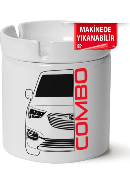 Opel Combo Baskılı Porselen At-Söndür Küllük (Kl-Otmbl-Opl)