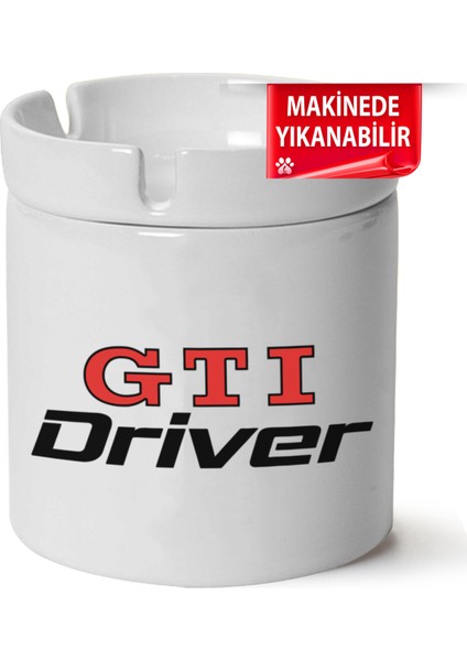 Vw Gti Driver Baskılı Porselen At-Söndür Küllük (Kl-Otmbl-Drvr)
