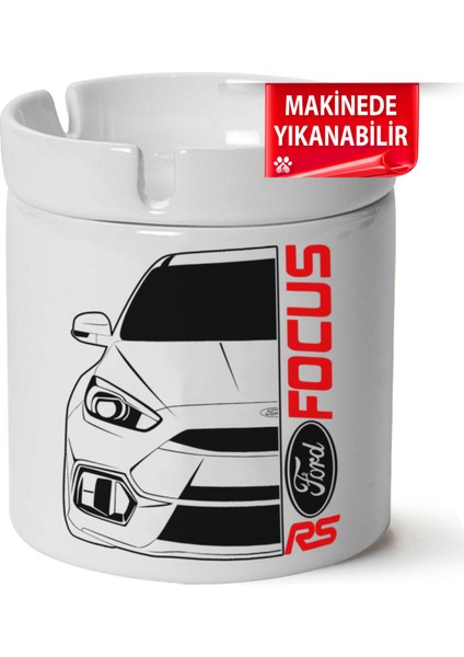 Ford Focus Mk5 Rs Baskılı Porselen At-Söndür Küllük (Kl-Otmbl-Frd)