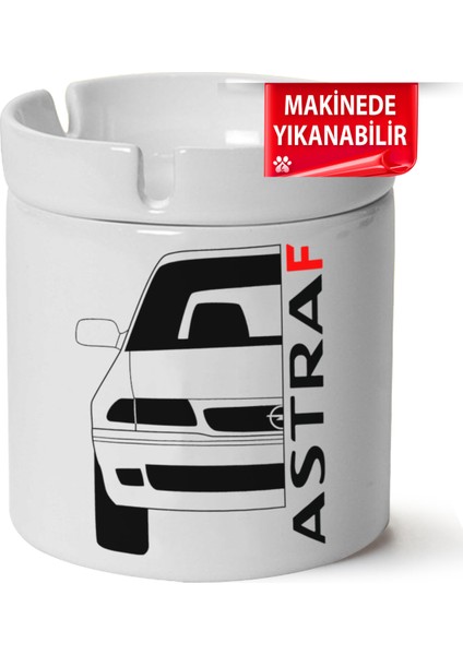 Opel Astra F Baskılı Porselen At-Söndür Küllük (Kl-Otmbl-Opl)