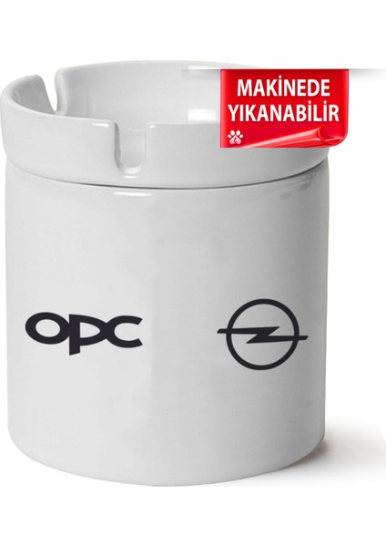 Opel Opc Logo Baskılı Porselen At-Söndür Küllük (Kl-Otmbl-Opl)