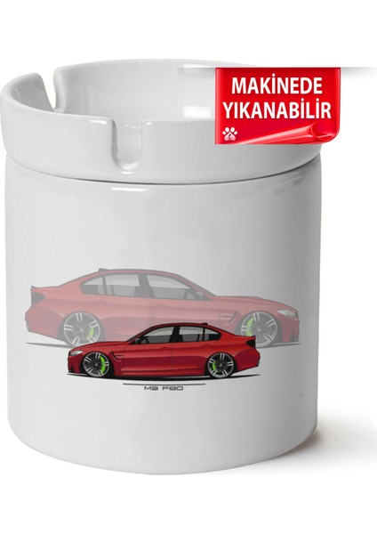Çakılap Bmw F30 Baskılı Porselen At-Söndür Küllük (Kl-Otmbl-Bmw)