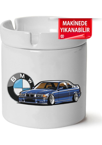 Çakılap Bmw E36 Baskılı Porselen At-Söndür Küllük (Kl-Otmbl-Bmw)