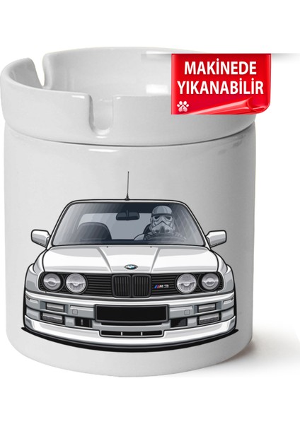 Bmw E30 Baskılı Porselen At-Söndür Küllük (Kl-Otmbl-Bmw)