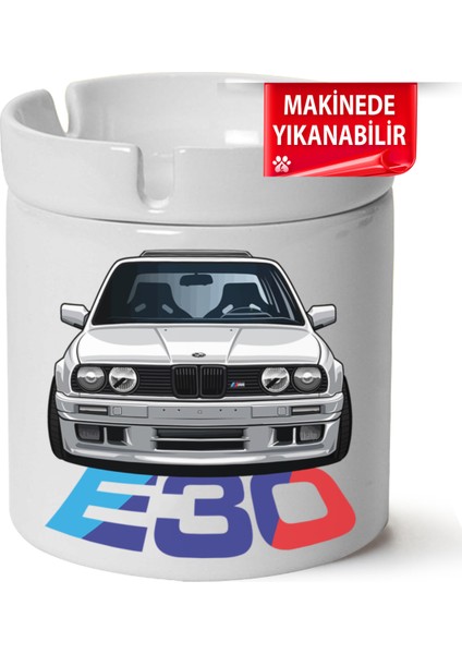 Bmw E30 Baskılı Porselen At-Söndür Küllük (Kl-Otmbl-Bmw)