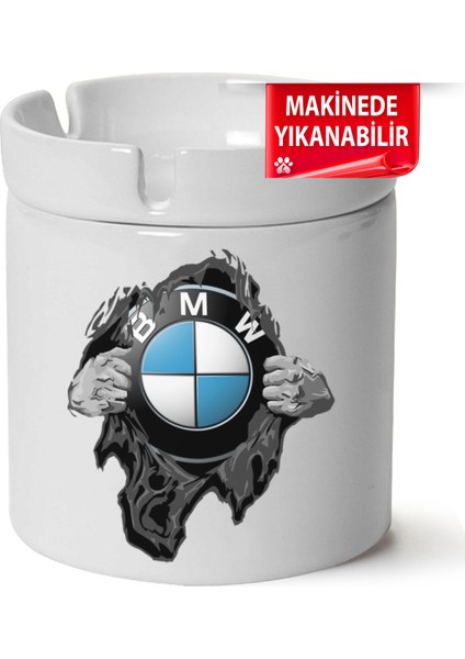 Bmw Logo Baskılı Porselen At-Söndür Küllük (Kl-Otmbl-Bmw)