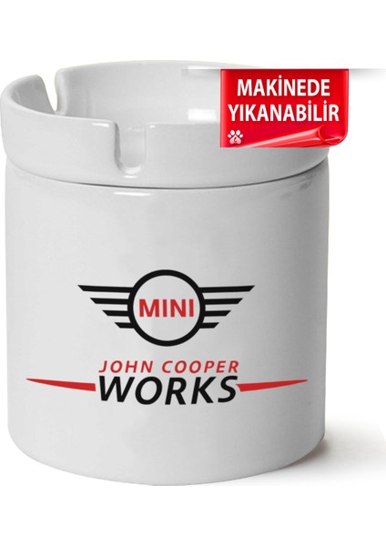 Mini John Cooper Cooper Works Baskılı Porselen At-Söndür Küllük (Kl-Otmbl-Mn)