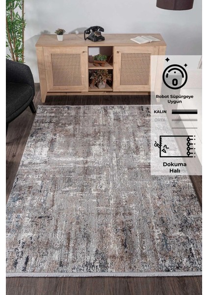 Monacco , Polyester Modern Eskitme Desenli Salon Koridor Mekan Oda Halısı