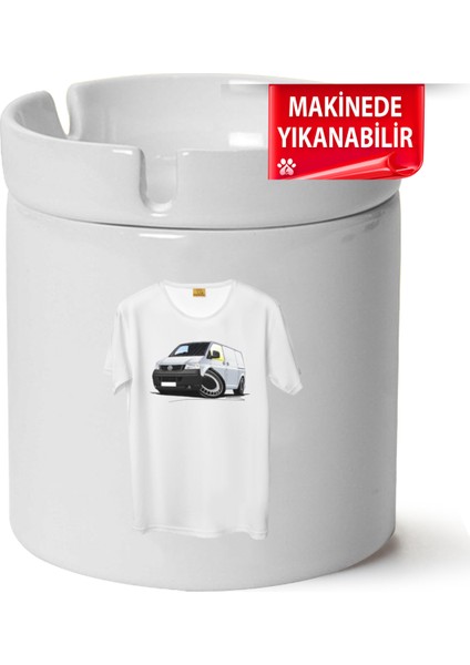 Vw Transporter T5 Baskılı Porselen At-Söndür Küllük (Kl-Otmbl-Vw)