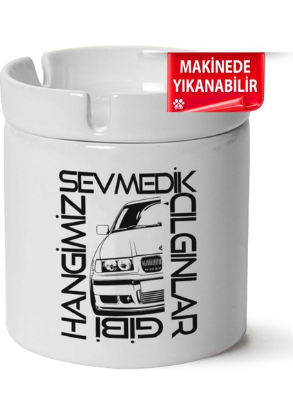 Çakılap Bmw E36 Baskılı Porselen At-Söndür Küllük (Kl-Otmbl-Bmw)