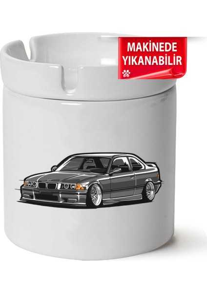 Çakılap Bmw E36 Baskılı Porselen At-Söndür Küllük (Kl-Otmbl-Bmw)