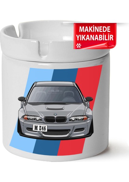 Çakılap Bmw E46 Baskılı Porselen At-Söndür Küllük (Kl-Otmbl-Bmw)