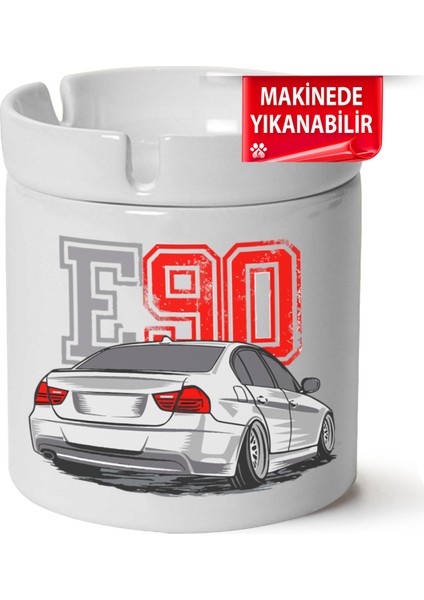 Çakılap Bmw E90 Baskılı Porselen At-Söndür Küllük (Kl-Otmbl-Bmw)