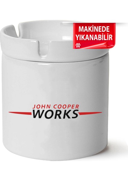 Mini John Cooper Cooper Works Baskılı Porselen At-Söndür Küllük (Kl-Otmbl-Mn)