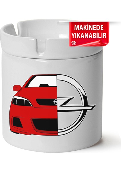 Opel Astra G Baskılı Porselen At-Söndür Küllük (Kl-Otmbl-Opl)