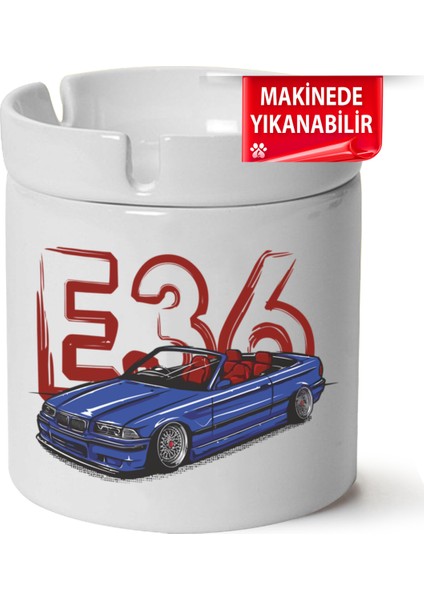 Çakılap Bmw E36 Baskılı Porselen At-Söndür Küllük (Kl-Otmbl-Bmw)