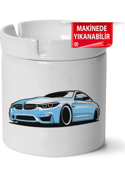 Çakılap Bmw 4 Baskılı Porselen At-Söndür Küllük (Kl-Otmbl-Bmw)