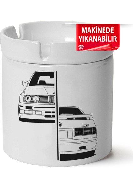 Çakılap Bmw E30 Baskılı Porselen At-Söndür Küllük (Kl-Otmbl-Bmw)