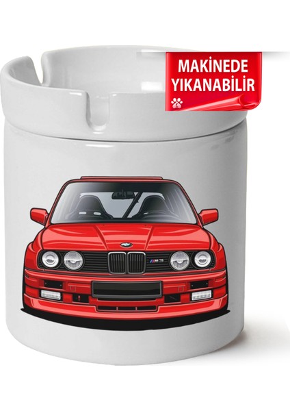 Çakılap Bmw E30 Baskılı Porselen At-Söndür Küllük (Kl-Otmbl-Bmw)