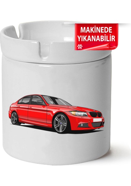 Çakılap Bmw E90 Baskılı Porselen At-Söndür Küllük (Kl-Otmbl-Bmw)