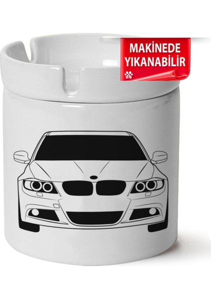 Çakılap Bmw E90 Baskılı Porselen At-Söndür Küllük (Kl-Otmbl-Bmw)