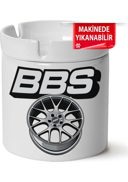 Çakılap Bbs Baskılı Porselen At-Söndür Küllük (Kl-Otmbl-Mdfy)