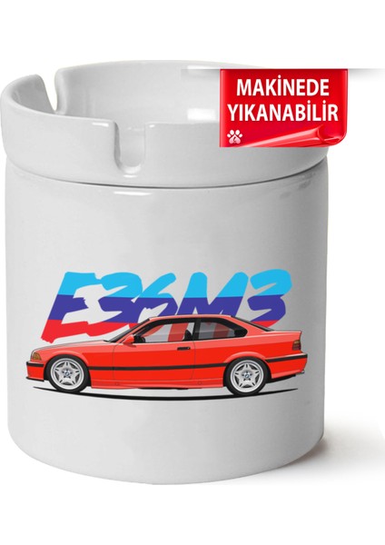Çakılap Bmw E36 Baskılı Porselen At-Söndür Küllük (Kl-Otmbl-Bmw)