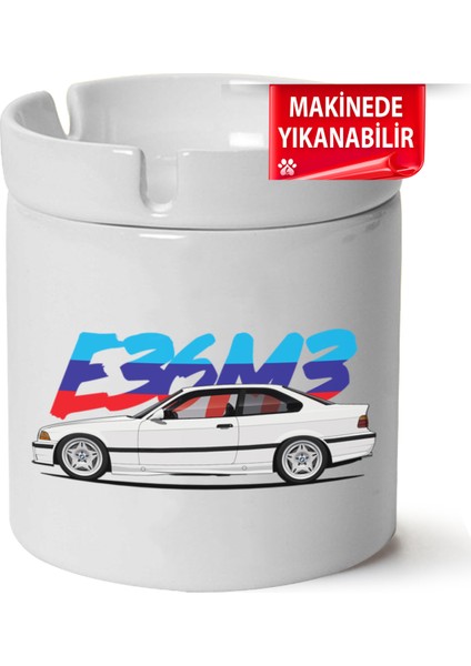 Çakılap Bmw E36 Baskılı Porselen At-Söndür Küllük (Kl-Otmbl-Bmw)
