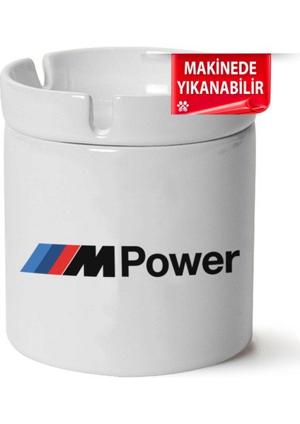 Çakılap Bmw M Logo Baskılı Porselen At-Söndür Küllük (Kl-Otmbl-Bmw)