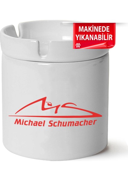 Çakılap Formula 1 Baskılı Porselen At-Söndür Küllük (Kl-Otmbl-Mdfy)