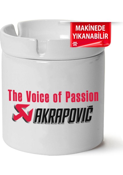 Akrapovic Baskılı Porselen At-Söndür Küllük (Kl-Otmbl-Mdfy)