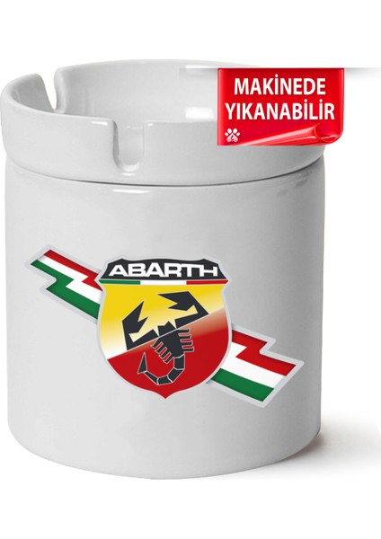 Fiat Abart Logo Baskılı Porselen At-Söndür Küllük (Kl-Otmbl-Fiat)
