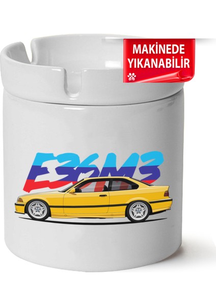 Çakılap Bmw E36 Baskılı Porselen At-Söndür Küllük (Kl-Otmbl-Bmw)