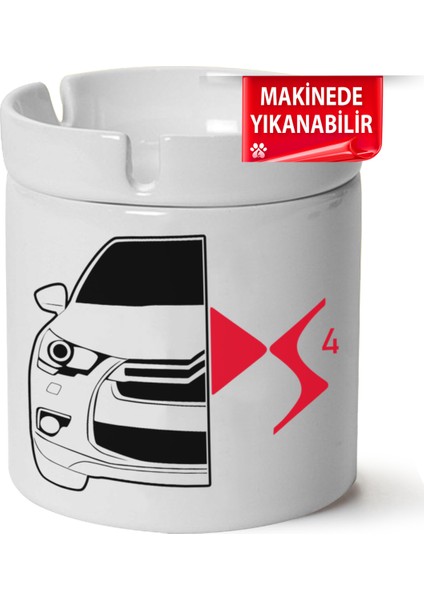 Çakılap Citroen Ds4 Baskılı Porselen At-Söndür Küllük (Kl-Otmbl-Ctrn)