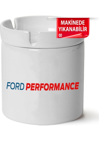 Çakılap Ford Perpormance Baskılı Porselen At-Söndür Küllük (Kl-Otmbl-Frd)