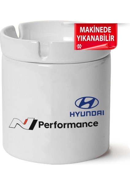 Çakılap Hyundai N Performancebaskılı Porselen At-Söndür Küllük (Kl-Otmbl-Hynd)