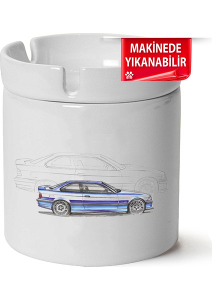 Çakılap Bmw E36 Baskılı Porselen At-Söndür Küllük (Kl-Otmbl-Bmw)