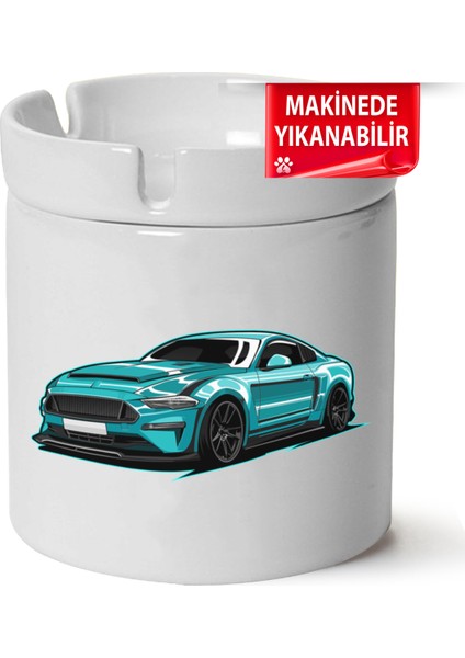 Çakılap Ford Masteng Baskılı Porselen At-Söndür Küllük (Kl-Otmbl-Frd)