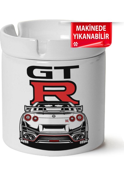 Nissan GTR35 Baskılı Porselen At-Söndür Küllük (Kl-Otmbl-Nssn)