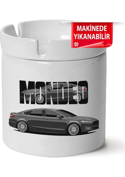 Çakılap Ford Mondeo Mk5 Baskılı Porselen At-Söndür Küllük (Kl-Otmbl-Frd)