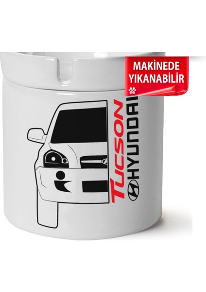 Çakılap Hyundai Tucsonbaskılı Porselen At-Söndür Küllük (Kl-Otmbl-Hynd)