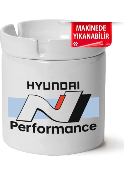 Çakılap Hyundai N Performancebaskılı Porselen At-Söndür Küllük (Kl-Otmbl-Hynd)