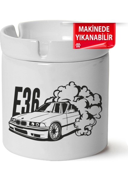 Çakılap Bmw E36 Baskılı Porselen At-Söndür Küllük (Kl-Otmbl-Bmw)