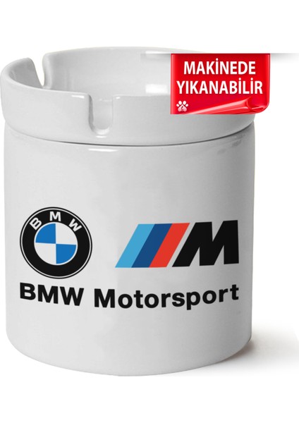 Çakılap Bmw M Logo Baskılı Porselen At-Söndür Küllük (Kl-Otmbl-Bmw)